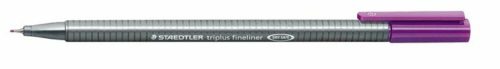 Tűfilc, 0,3 mm, STAEDTLER Triplus 334, sötétlila (TS3346)