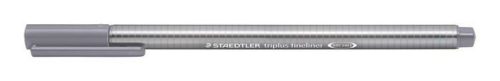 Tűfilc, 0,3 mm, STAEDTLER Triplus 334, galamb szürke (TS33485)