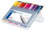 Tűfilc készlet, 0,3 mm, STAEDTLER Triplus® 334, 40 különböző szín (TS334SB40)