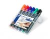 Alkoholos marker készlet, 2 mm, kúpos, STAEDTLER Lumocolor® 352, 6 különböző szín (TS352WP6)