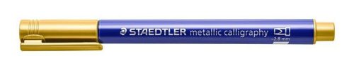 Kalligrafikus marker, STAEDTLER 8325, metál arany (TS83251102)