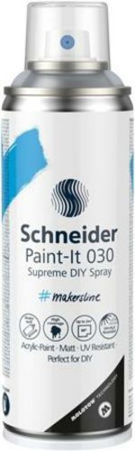 Akrilfesték spray, 200 ml, SCHNEIDER Paint-It 030, átlátszó fényes bevonat (TSC030BF)