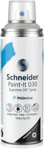 Akrilfesték spray, 200 ml, SCHNEIDER Paint-It 030, ezüst (TSC030E)