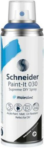 Akrilfesték spray, 200 ml, SCHNEIDER Paint-It 030, kék (TSC030K)