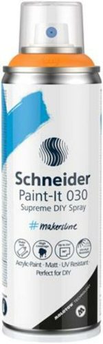 Akrilfesték spray, 200 ml, SCHNEIDER Paint-It 030, narancssárga (TSC030NS)