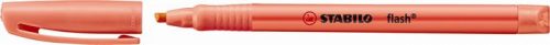 Szövegkiemelő, 1-3,5 mm, STABILO Flash, piros (TST55540)
