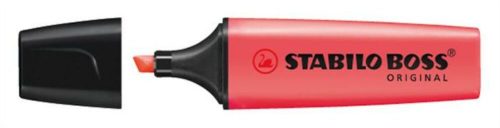 Szövegkiemelő, 2-5 mm, STABILO BOSS original, piros (TST70401)