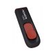 Pendrive, 16GB, USB 2.0, ADATA C008, fekete (UA16GC8B)