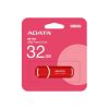 Pendrive, 32GB, USB 3.2 Gen1, ADATA UV150, piros (UA32G150R)