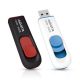 Pendrive, 64GB, USB 2.0, ADATA C008, fekete (UA64GC8B)