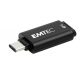 Pendrive, 64GB, USB-C 3.2, EMTEC D400 Type-C, fekete (UE64GUC)
