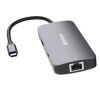 USB elosztó-HUB, USB-C PD/1xHDMI/1xRJ45/2xUSB-A 3.2 Gen1, VERBATIM (UHV32150)