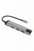 USB elosztó-HUB, USB-C/USB 3.0/HDMI/Ethernet, VERBATIM (UHV49141)