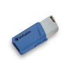 Pendrive, 2 x 32GB, USB 3.2, 80/25MB/sec, VERBATIM Store n Click, piros, kék (UV32SC2)