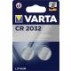 Gombelem, CR2032, 2 db, VARTA (VECR2032D)